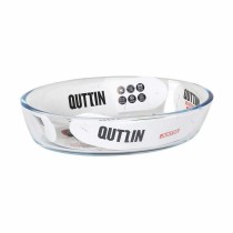 Serving Platter Quttin 700 ml Glass Oval (6 Units)