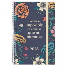 Diary Finocam DESIGN COLLECTION 11,7 x 18,1 cm 2025 Floral