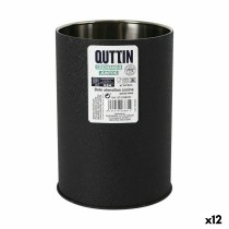 Pot pour ustensiles de cuisine Quttin Crocodile Acier inoxydable Ø 12,6 x 18 cm (12 Unités)