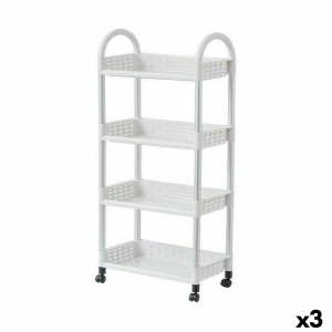 Gemüsewagen Confortime Aluminium Kunststoff 45 x 25 x 104 cm (3 Stück)