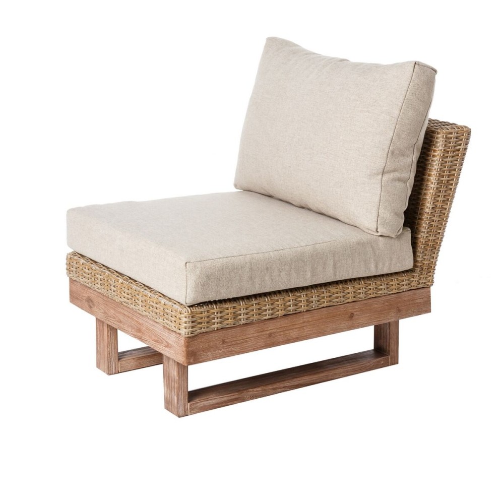 Garden sofa Patsy Modular Wood Rattan 66 x 89 x 64,5 cm