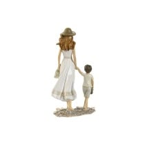 Deko-Figur Home ESPRIT Weiß Beige 14,5 x 8 x 24,5 cm (2 Stück)