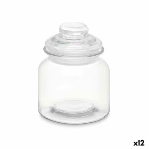 Topf Vivalto CW-P00712-1/TH6 Durchsichtig 600 ml mit Deckel (12 Stück)