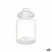 Jar Vivalto CW-P00712-2/TH6 Transparent 900 ml With lid (12 Units)