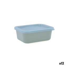 Rechteckige Lunchbox mit Deckel Quid Inspira 380 ml grün Kunststoff (12 Stück)