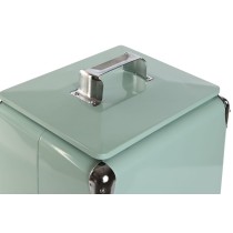 Portable Fridge Home ESPRIT Green PVC Metal Steel polypropylene 17 L 32 x 24 x 43 cm