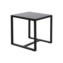 Ensemble Table + 2 Chaises Home ESPRIT Noir Acier 59 x 61,5 x 74 cm