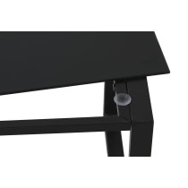 Ensemble Table + 2 Chaises Home ESPRIT Noir Acier 59 x 61,5 x 74 cm