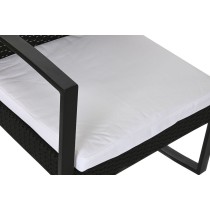 Tisch-Set mit 2 Stühlen Home ESPRIT Schwarz Stahl 59 x 61,5 x 74 cm