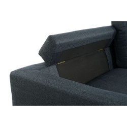 Sofa DKD Home Decor Blau Metall 300 x 160 x 85 cm