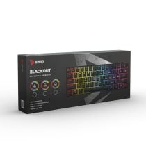 Clavier Savio BLACKOUT Noir Multicouleur Anglais QWERTY