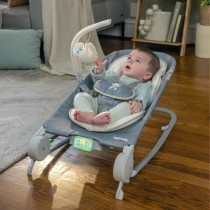 Baby-Liegestuhl Ingenuity Happy Belly Grau