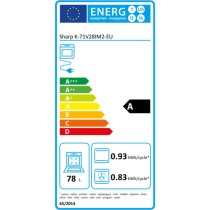 Four à pyrolyse Sharp K71V28IM2 78 L