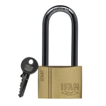 Key padlock IFAM SR40AL Brass Steel Length