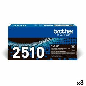 Toner original Brother HLL2400DW HLL2445DW DCPL2620DW DCPL2627DWXL DCPL26 Noir (3 Unités)