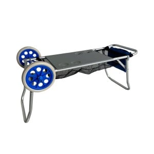 Marbueno Klapptisch mit Stuhlhalterung Aluminium Cabrio Camping & Strand 108X51X51 cm 10361