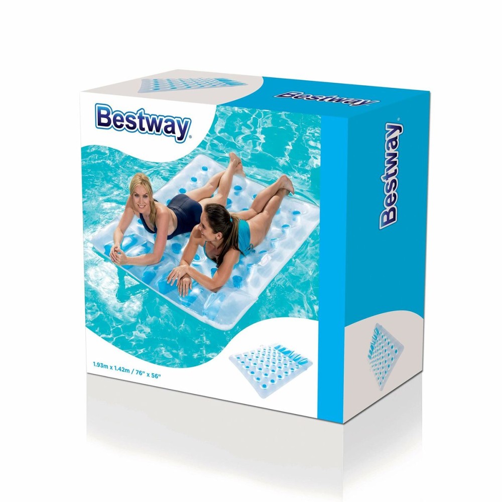 Bestway Matelas Double Gonflable Verres 193x142 cm Plage et Piscine 43055