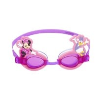 Bestway Lunettes de Natation Enfant Minnie & Friends, Sangle Silicone +3 Ans Piscine et Plage 09112