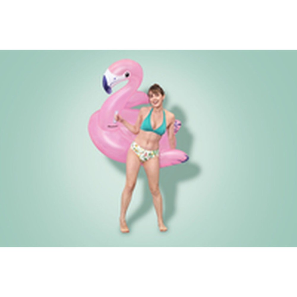 Inflatable Float Bestway Pink flamingo 153 x 143 cm