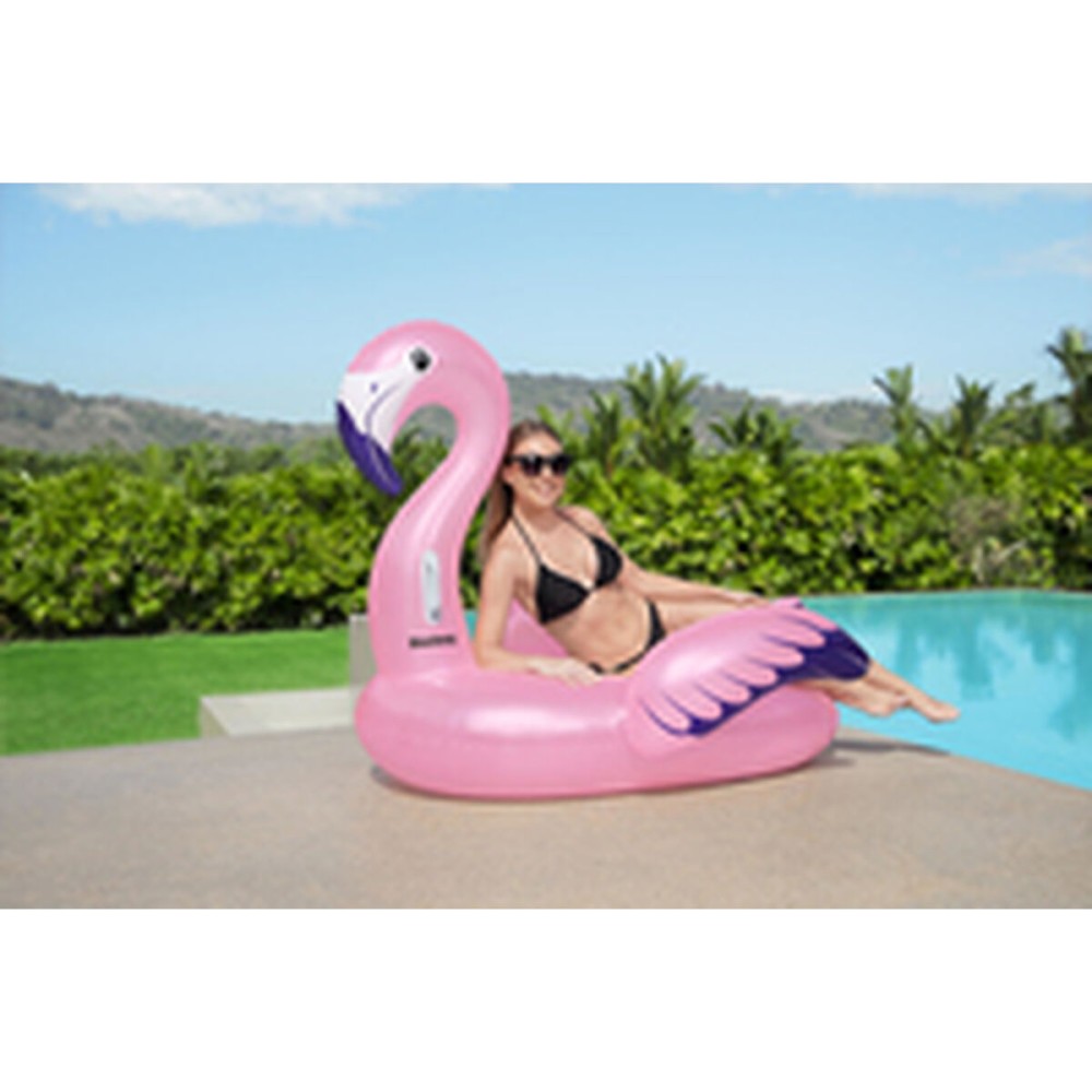 Inflatable Float Bestway Pink flamingo 153 x 143 cm