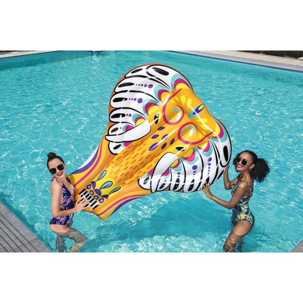 Bestway Matelas Gonflable Eléphant Azteque 183x153 cm Plage et Piscine 43391