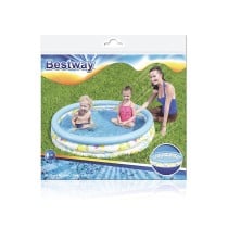 Bestway Piscine Gonflable Enfant 3 Anneaux Corail 122x25 cm +2 Jardin Ans 51009