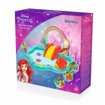 Bestway Aufblasbares Schwimmbad Spielplatz Disney Meerjungfrau 221x193x117cm +2 Jahre Garten 91097