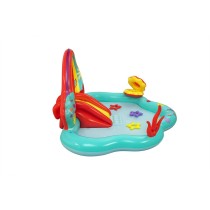 Bestway Aufblasbares Schwimmbad Spielplatz Disney Meerjungfrau 221x193x117cm +2 Jahre Garten 91097