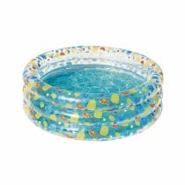 Bestway Aufblasbares Pool 3 Ringe Transparent Tropical 150x53 cm +6 Jahre Garten 51045