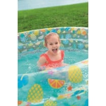 Bestway Aufblasbares Pool 3 Ringe Transparent Tropical 150x53 cm +6 Jahre Garten 51045