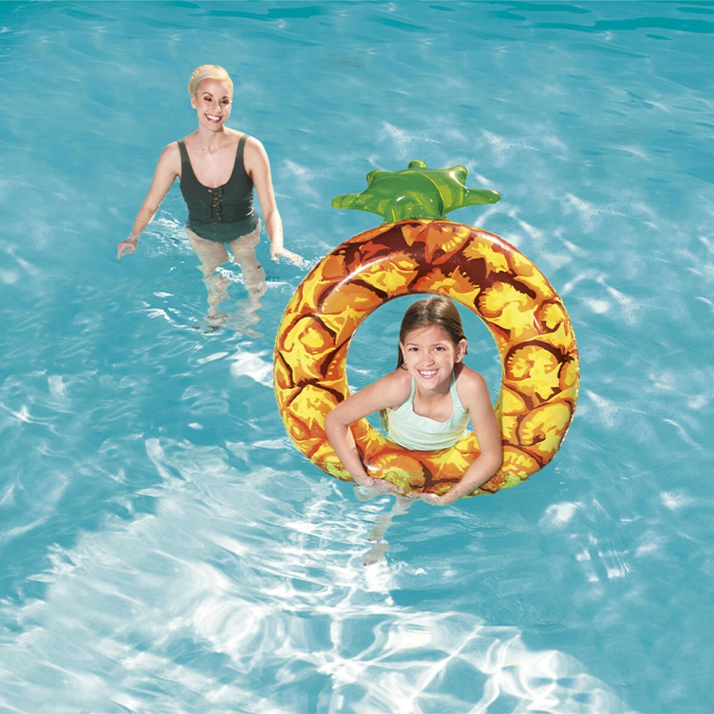 Bestway Flotteur Gonflable Pastèque et Ananas Couleur Assortie D116 cm +12 Ans Plage et Piscine 36121