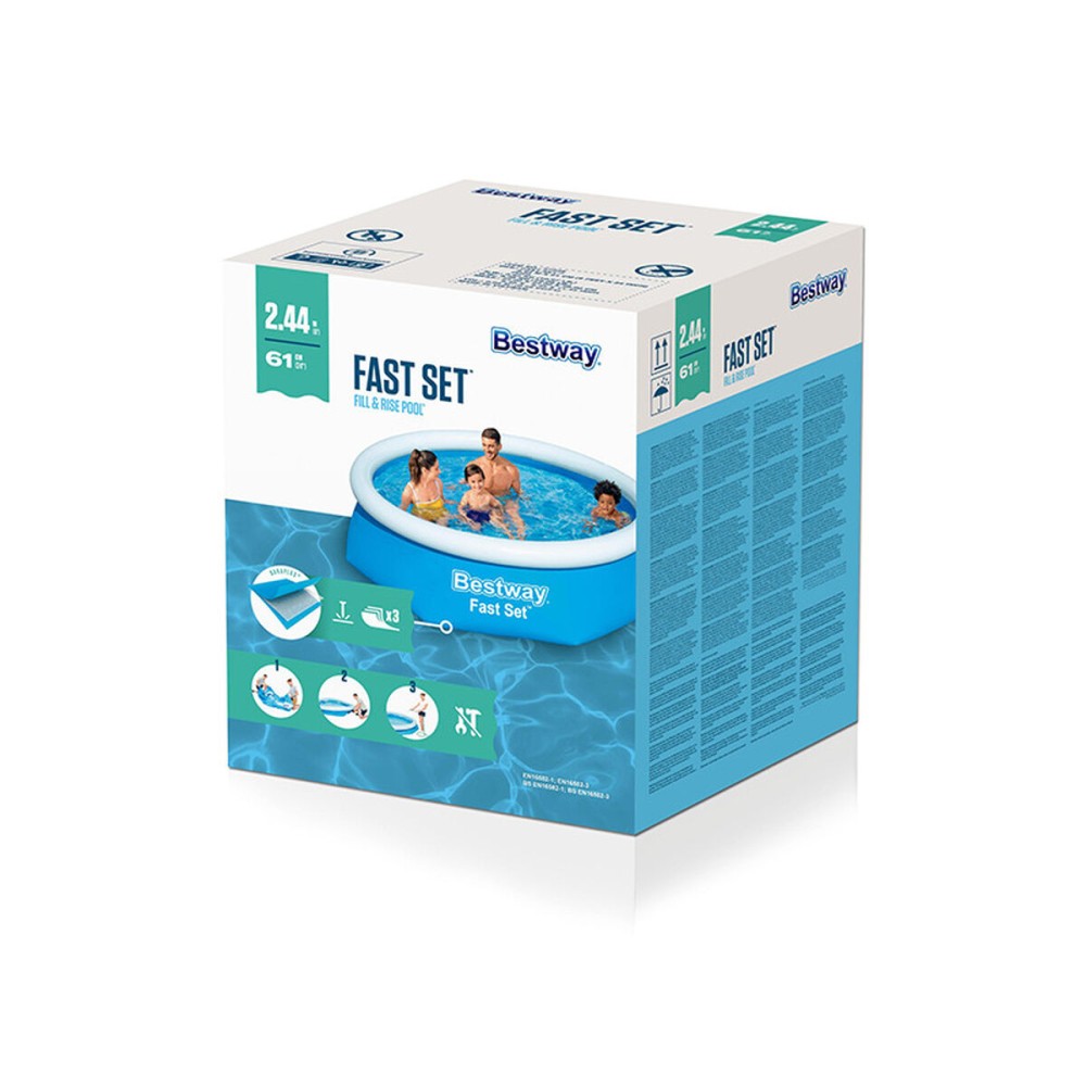 Inflatable pool Bestway Blue 1880 L 244 x 61 cm