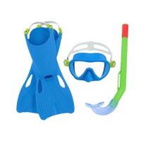 Bestway Set Snorkel Junior Sangle Anatomique Couleur Assortie 37-41 +7 Ans Plage et Piscine 25019