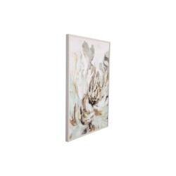 Leinwand Romimex polystyrol Holz MDF Blume 50 x 70 x 3 cm