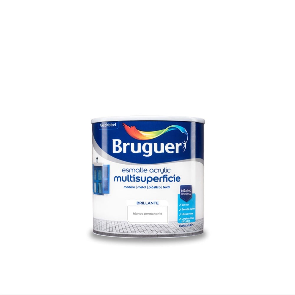 Acryl-Gemälde Bruguer Weiß Acryl-Emaille (250 ml)