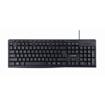 Tastatur GEMBIRD KB-UM-107 Qwerty US Schwarz