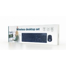 Keyboard and Mouse GEMBIRD KBS-WCH-03 Qwerty UK Black Monochrome QWERTY Qwerty US