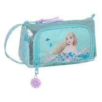 Trousse Scolaire avec Accessoires Frozen Hello spring Bleu clair 20 x 11 x 8.5 cm (32 Pièces)