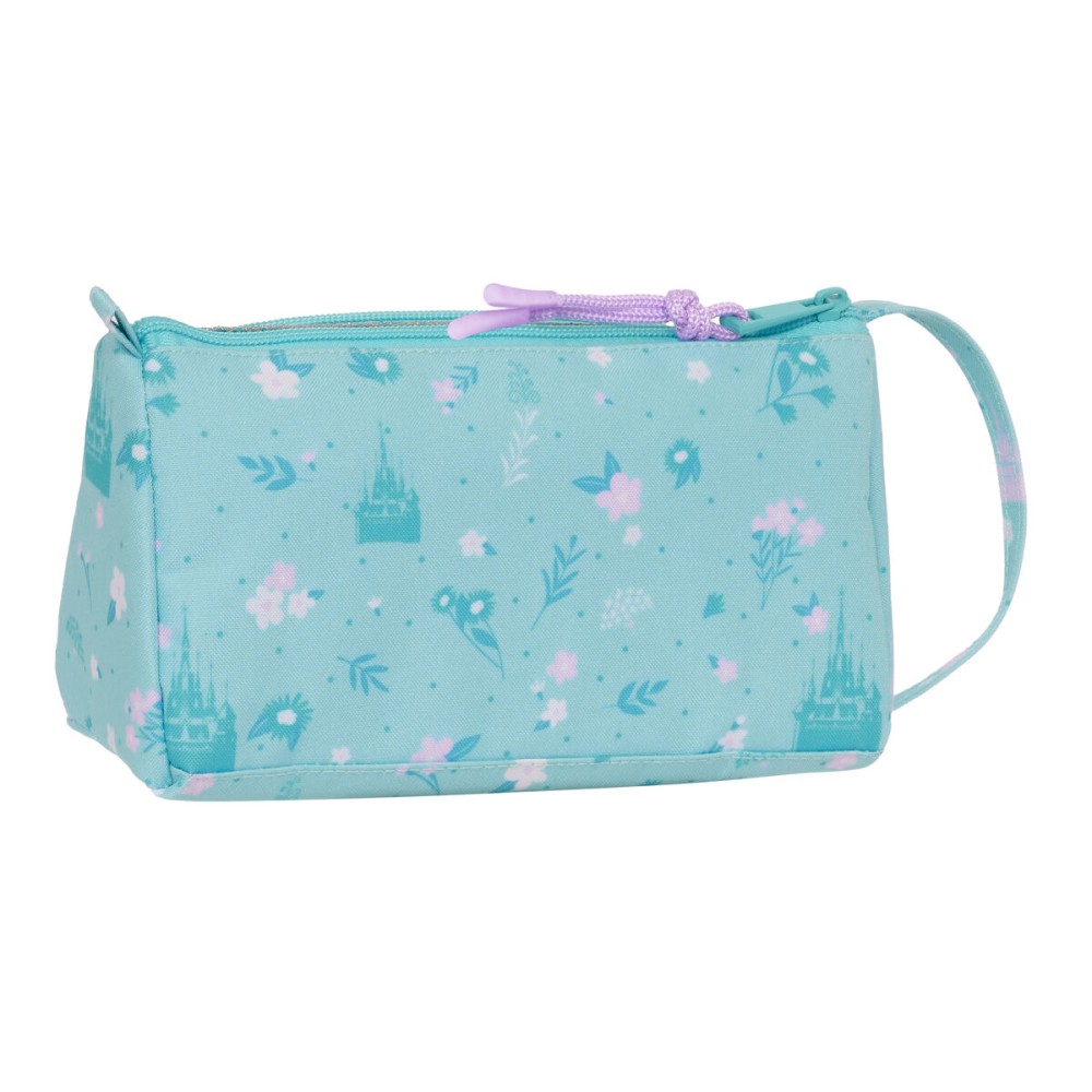 School Case with Accessories Frozen Hello spring Light Blue 20 x 11 x 8.5 cm (32 Pieces)