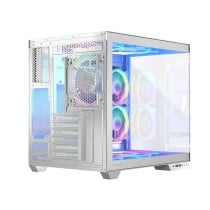 Boîtier ATX semi-tour Modecom Volcano Panorama APEX ARGB 7F MIDI Blanc