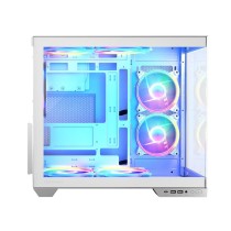 Boîtier ATX semi-tour Modecom Volcano Panorama APEX ARGB 7F MIDI Blanc