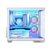 Boîtier ATX semi-tour Modecom Volcano Panorama APEX ARGB 7F MIDI Blanc