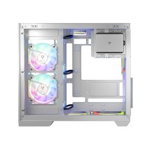 Boîtier ATX semi-tour Modecom Volcano Panorama APEX ARGB 7F MIDI Blanc