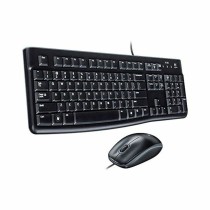 Clavier et Souris Optique Logitech Desktop MK120 Noir QWERTY Qwerty UK