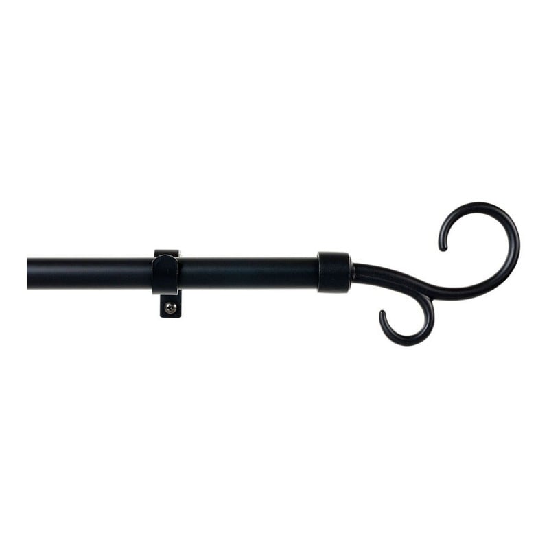 Tringle à Rideau Stor Planet Extensible Noir (110 cm)