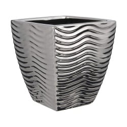 Planter Mica Decorations Ceramic Silver