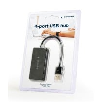 Hub USB GEMBIRD UHB-U2P4-04 Noir (1 Unité)