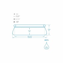 Bestway Aufblasbares Schwimmbecken für Erwachsene Ring 183x51 cm Garten 57392