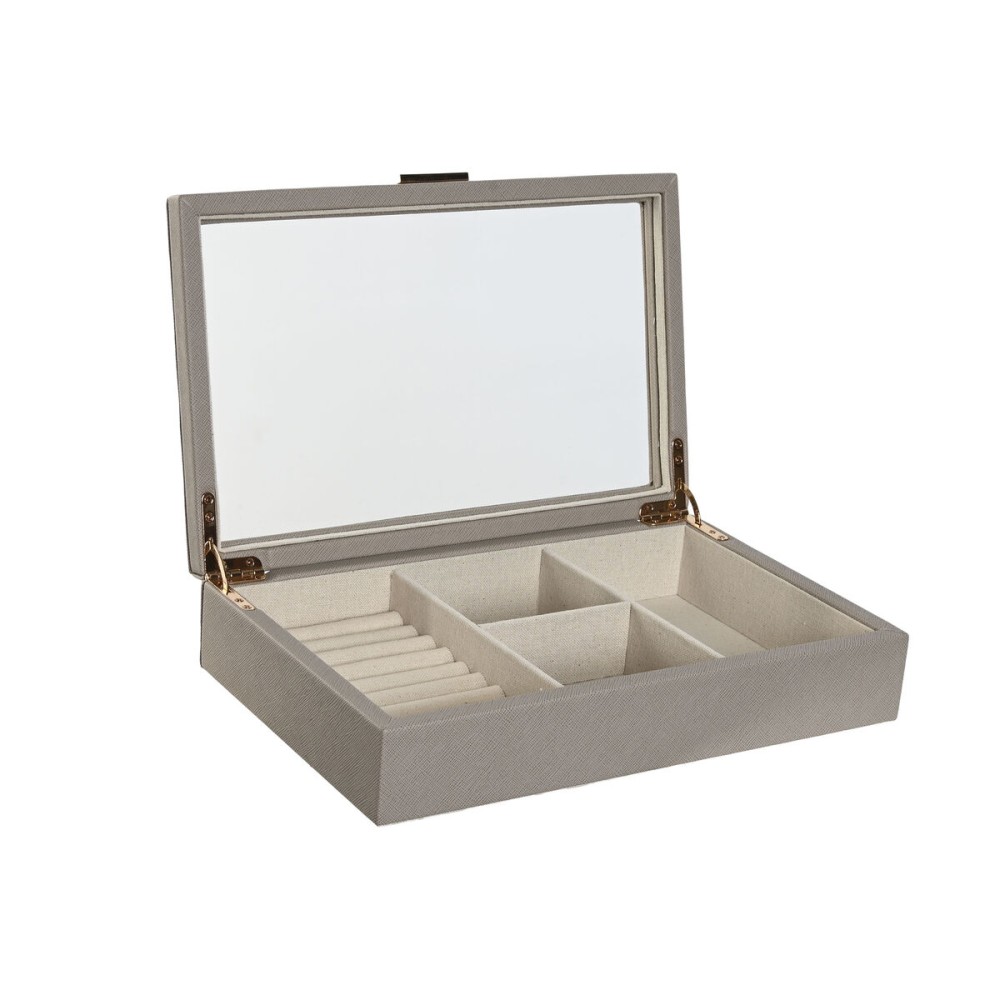 Box-Schmuckkästchen Home ESPRIT Beige Kristall 29,5 x 19,5 x 6 cm