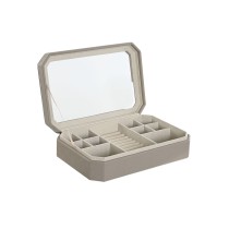 Box-Schmuckkästchen Home ESPRIT Beige Kristall 30 x 21 x 6 cm